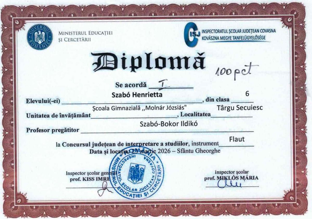 oklevél